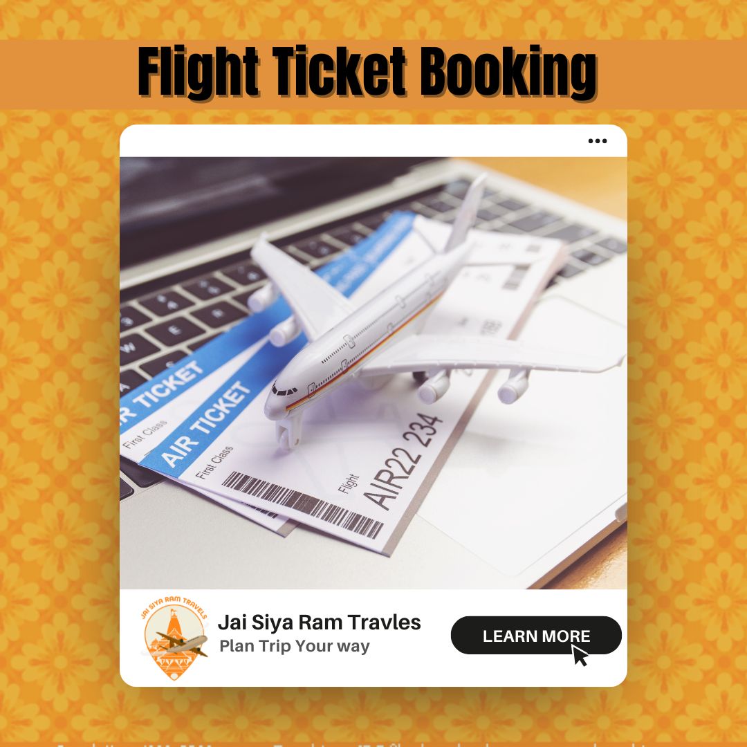 Flight ticket booking Service -JSR Travels